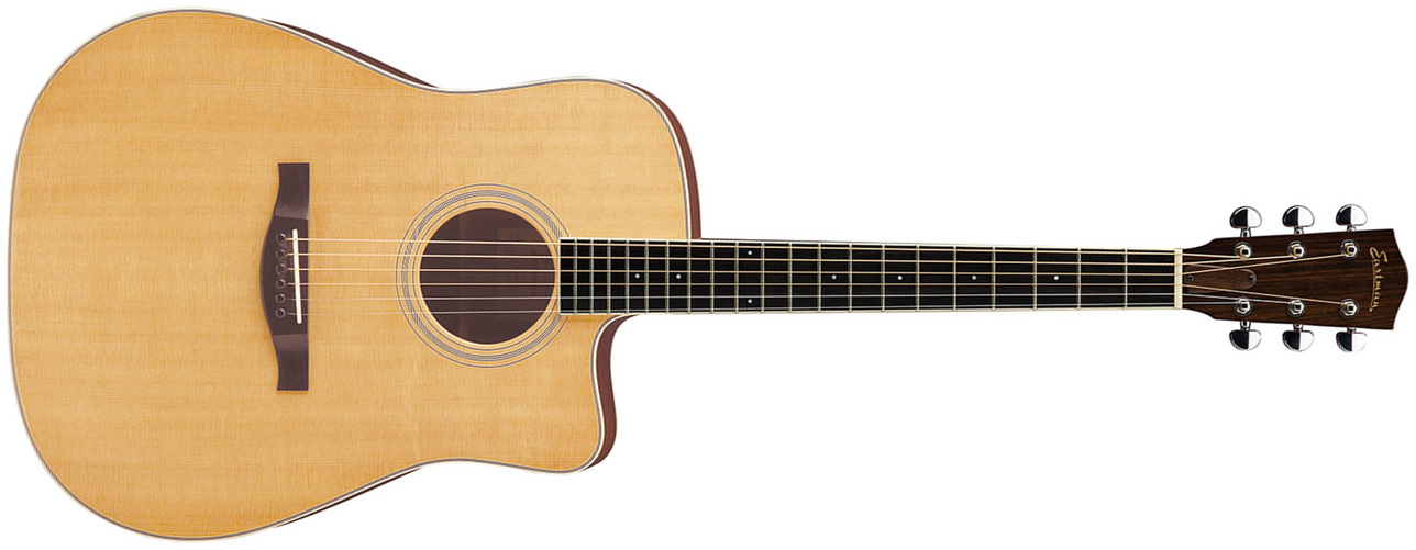 Eastman Ac320ce Dreadnought Cw Epicea Sapele +etui - Natural Gloss - Westerngitarre & electro - Main picture