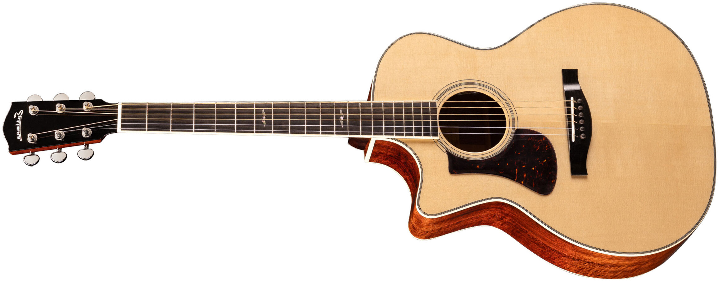 Eastman Ac322lce Grand Auditorium Cw Gaucher Epicea Acajou Eb - Truetone Gloss Natural - Linkshändige Folkgitarre - Main picture
