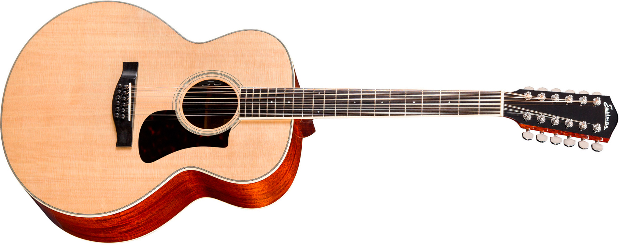 Eastman Ac330e-12 Jumbo 12c Epicea Acajou Eb - Truetone Gloss Natural - Folk-Gitarre - Main picture