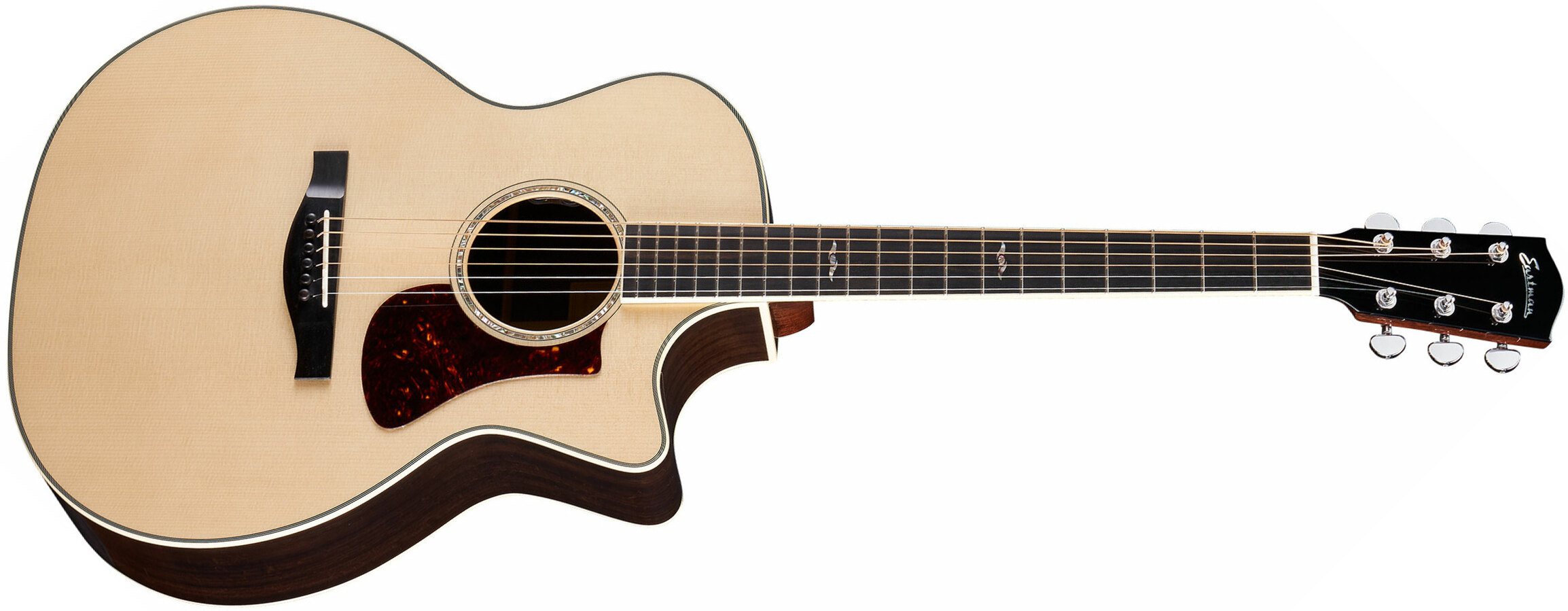 Eastman Ac422ce-ae Grand Auditorium Cw Epicea Eucalyptus Eb - Natural - Westerngitarre & electro - Main picture