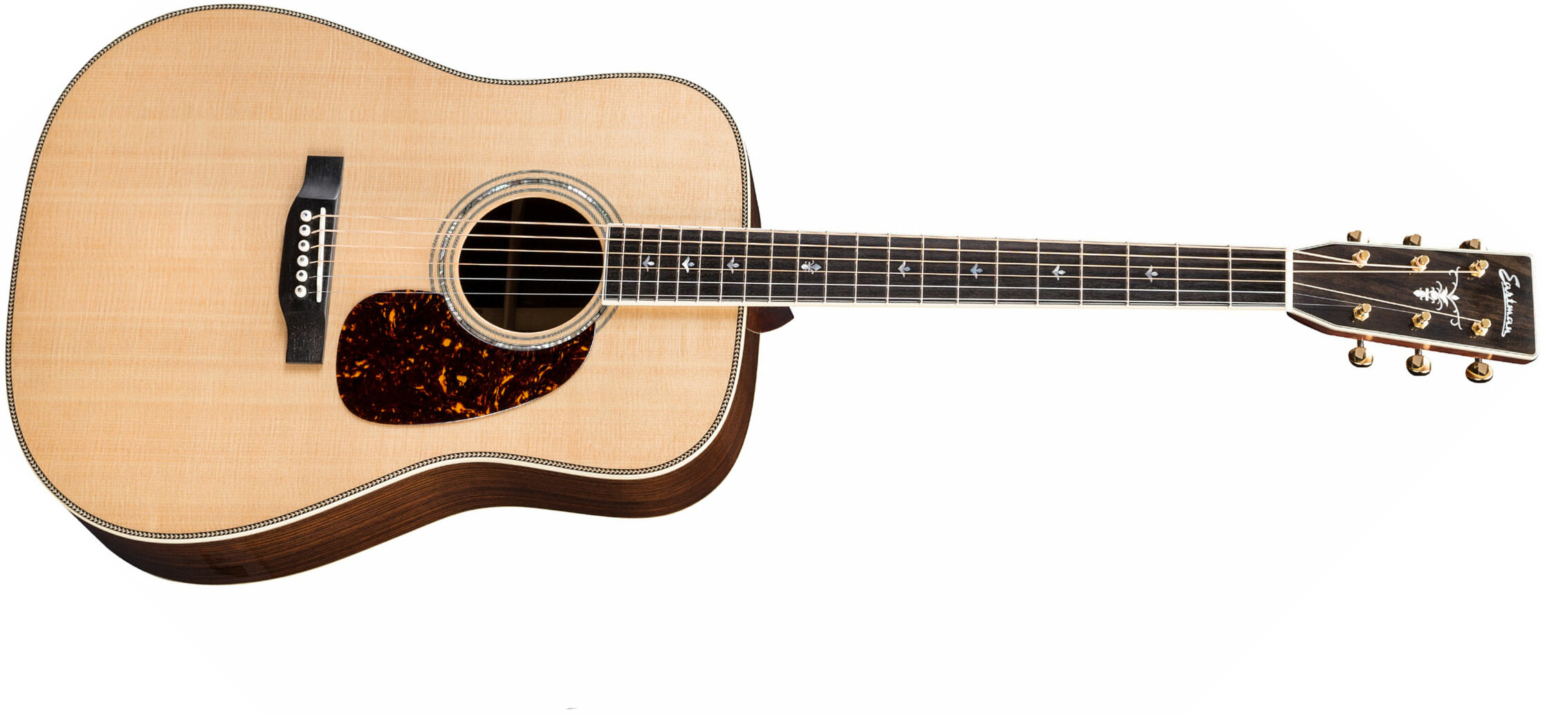 Eastman Dt30d Double Top Dreadnought Epicea Nomex Palissandre Eb + Etui - Natural - Westerngitarre & electro - Main picture