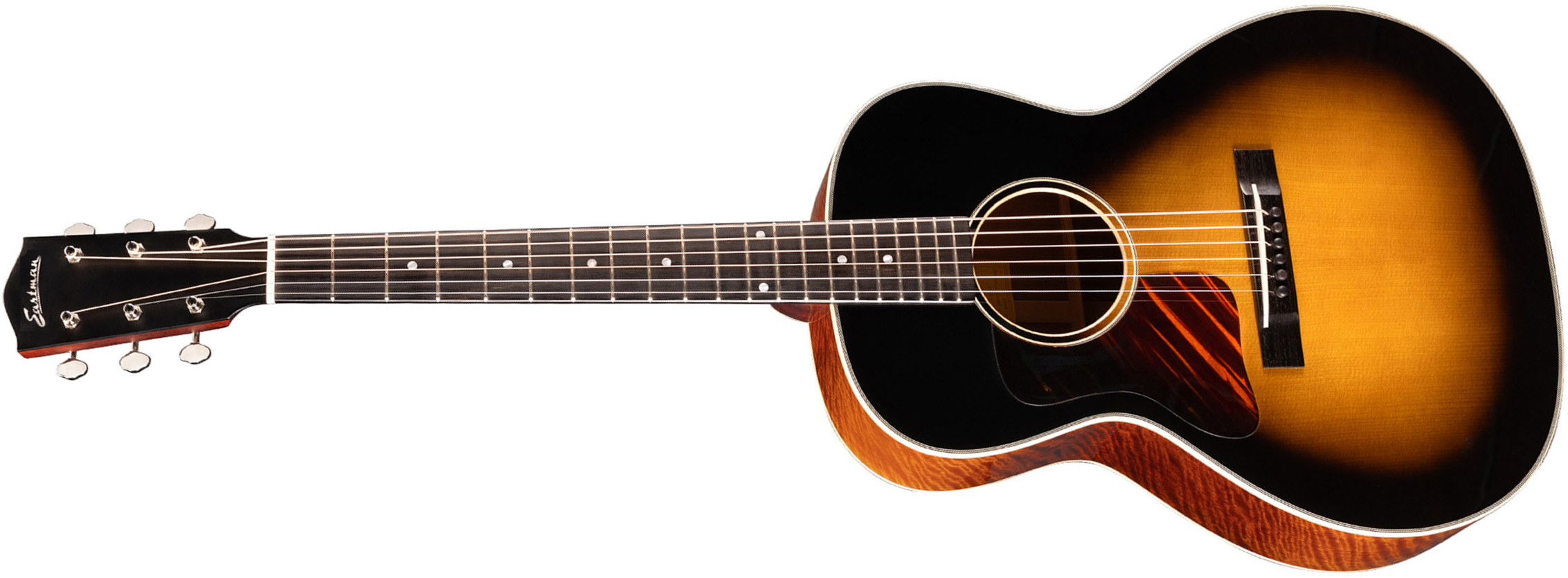Eastman E10ooss Thermo-cure Lh Gaucher Oo Epicea Acajou Eb - Truetone Gloss Sunburst - Folk-Gitarre - Main picture
