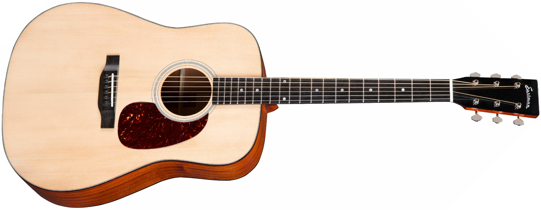 Eastman E1d Traditional Dreadnought Epicea Sapele Eb +housse - Natural Satin - Westerngitarre & electro - Main picture