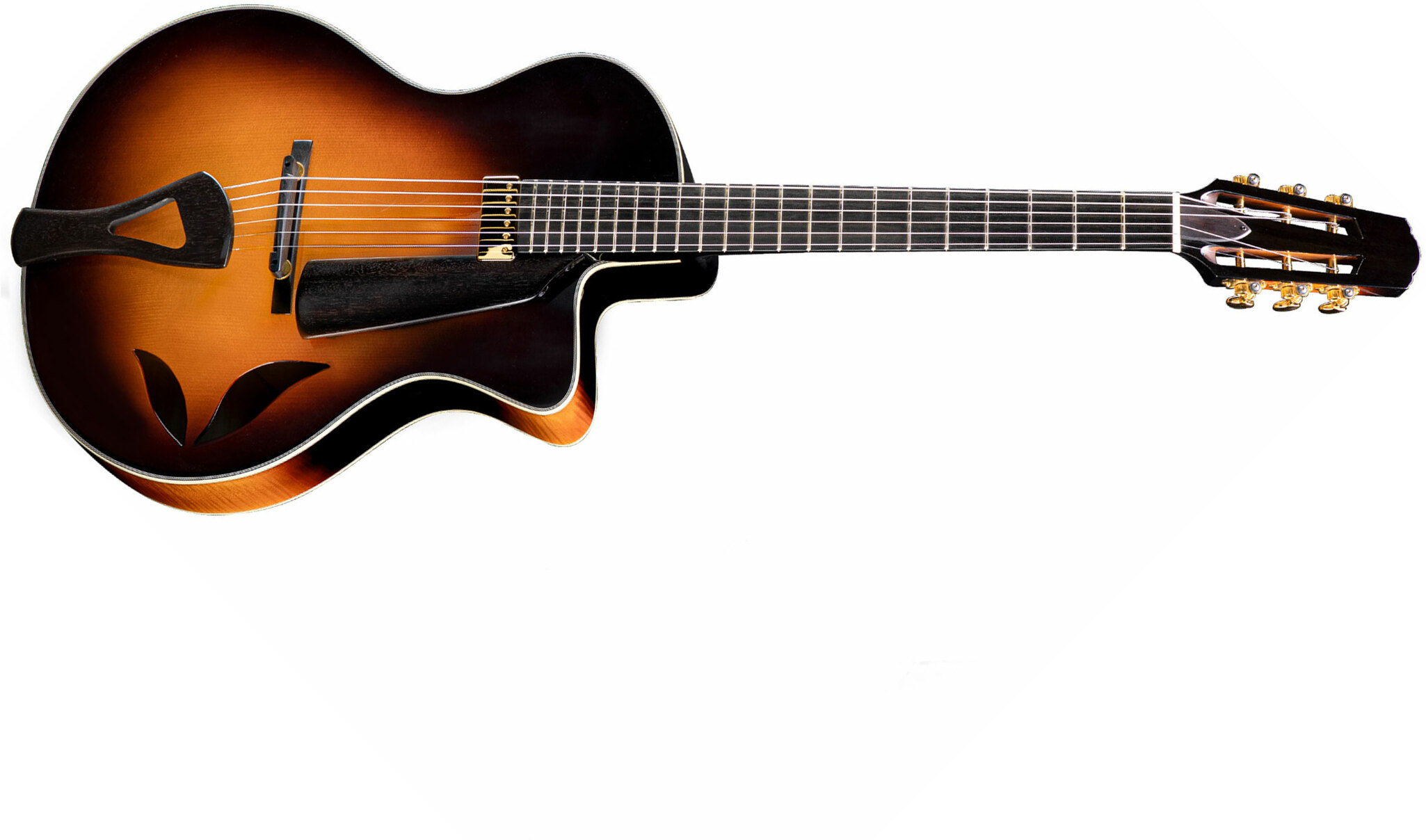 Eastman Frank Vignola Model Fv880ce Signature Archtop Cw Eb - Sunburst - Hollowbody E-Gitarre - Main picture