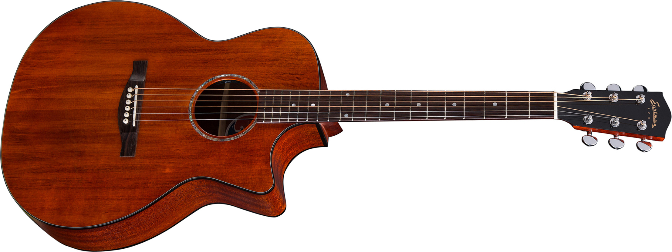 Eastman Pch1-gace Gd Aud. Cw Epicea Sapele Rw + Housse - Classic - Elektroakustische Gitarre - Main picture
