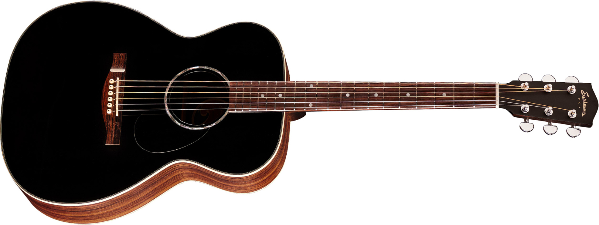 Eastman Pch2-om Orchestra Model Epicea Palissandre Rw - Black - Westerngitarre & electro - Main picture