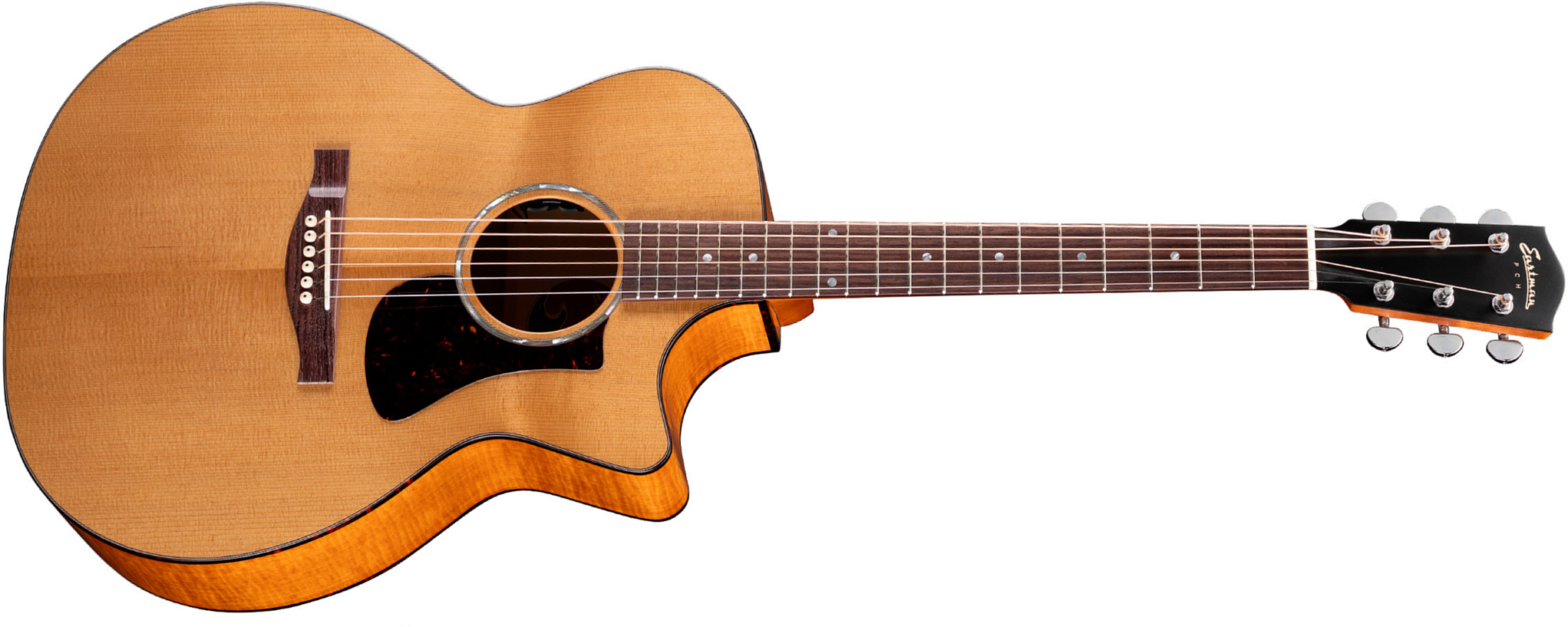 Eastman Pch3-gace Grand Auditorium Cw Epicea Erable Rw - Truetone Gloss Amberburst - Folk-Gitarre - Main picture