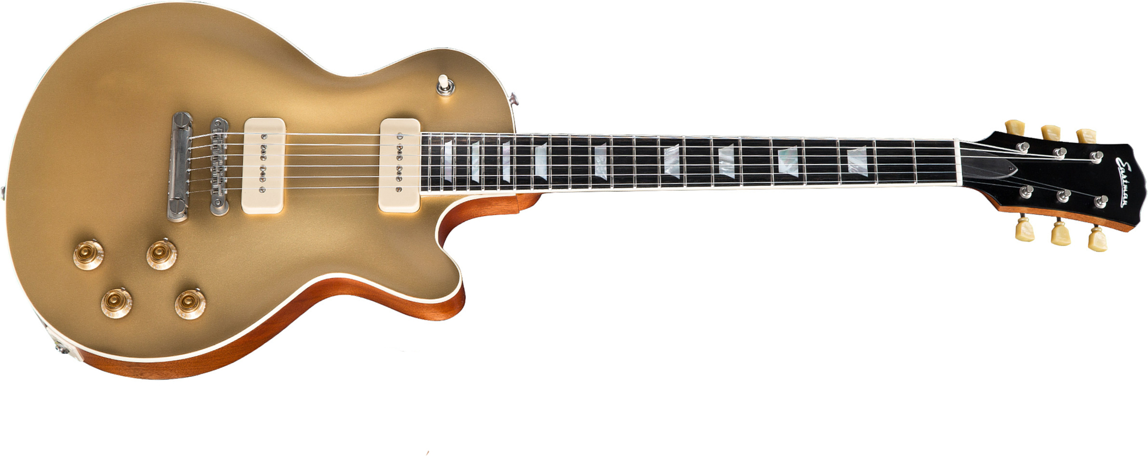 Eastman Sb 56/n-gd Vintage Nitro 29p0 Lollar Ht Eb - Gold Top - Single-Cut-E-Gitarre - Main picture