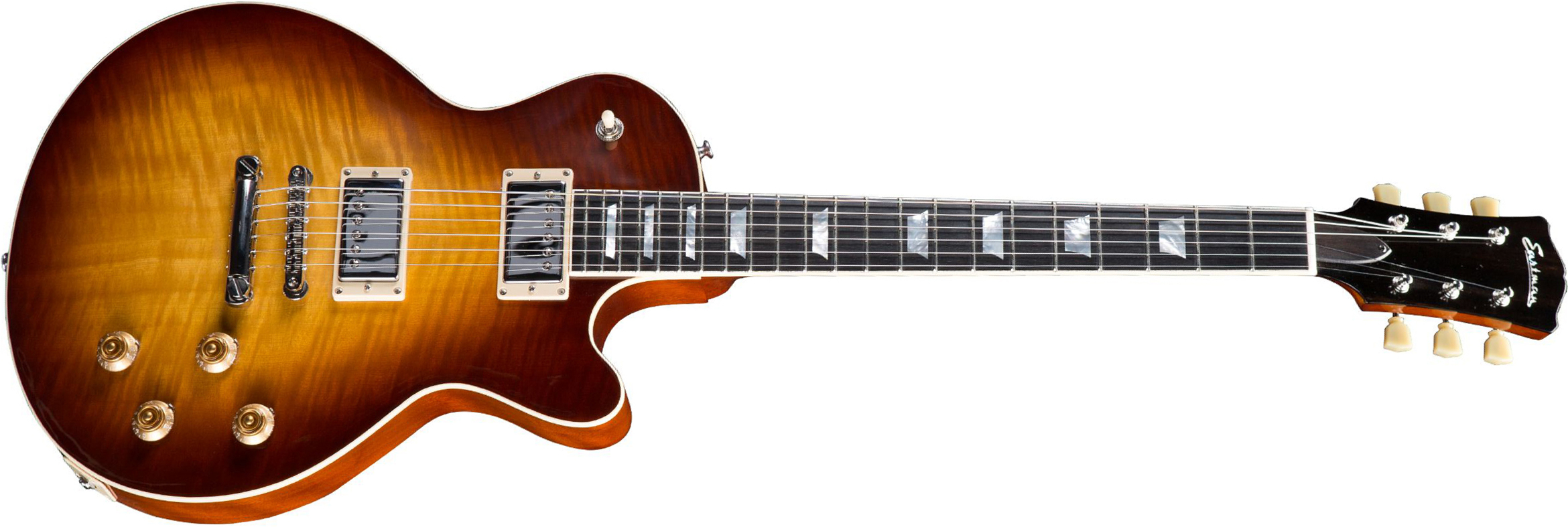 Eastman Sb59 Truetone Hh Seymour Duncan Ht Eb - Goldburst - Single-Cut-E-Gitarre - Main picture