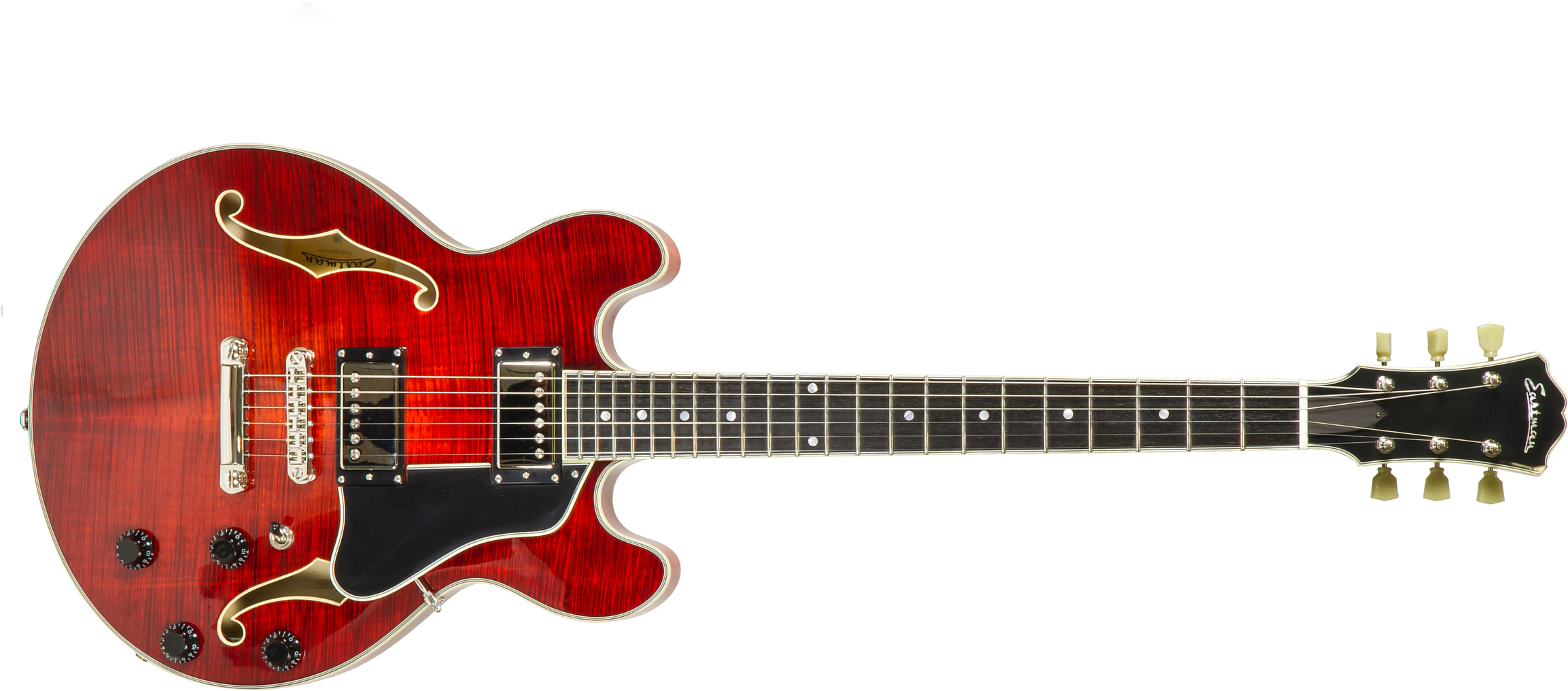 Eastman T484 Thinline Laminate Tout Erable Eb - Classic - Semi-Hollow E-Gitarre - Main picture
