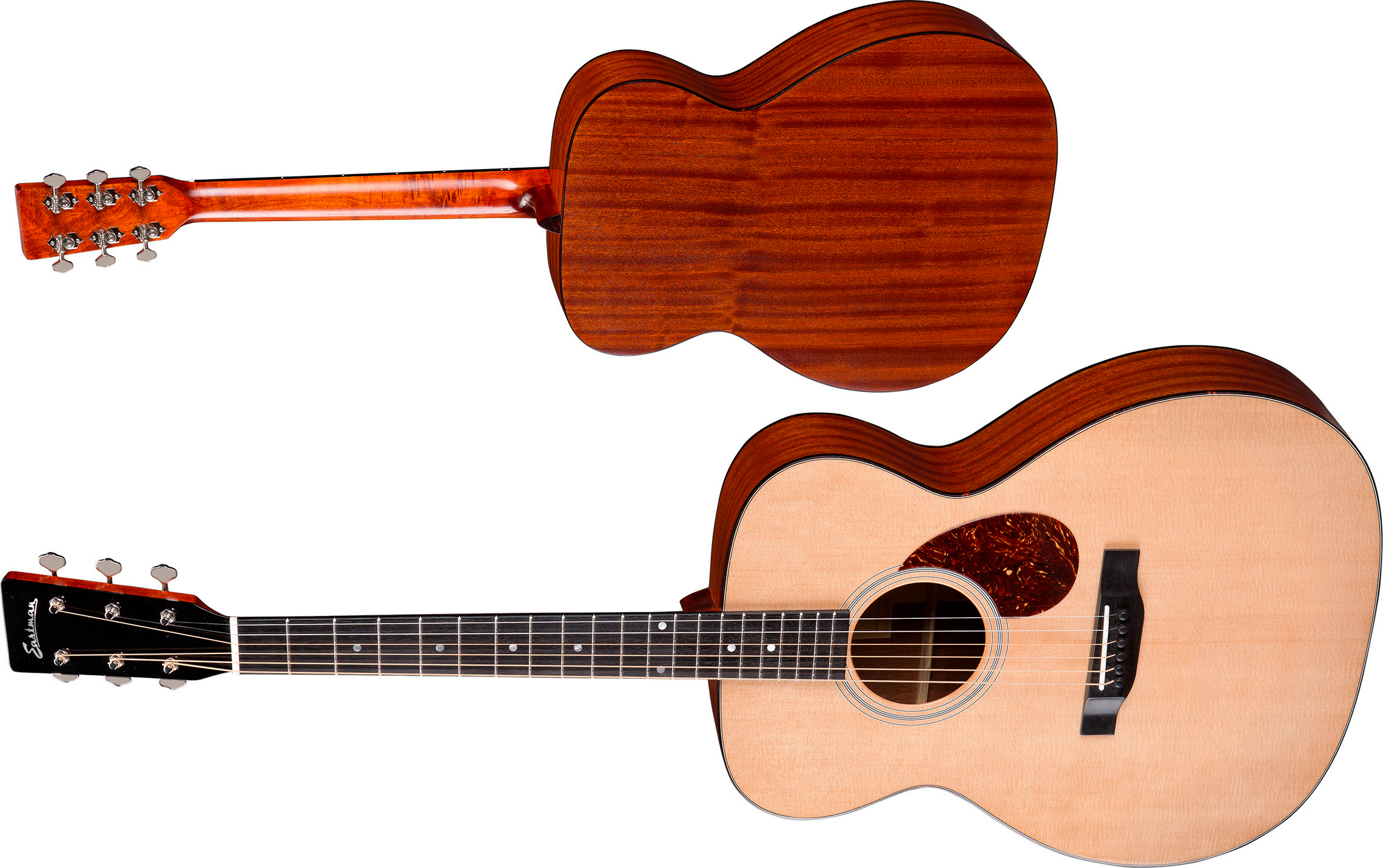 Eastman E1om Lh Orchestra Model Gaucher Shsc Epicea Sapele Eb - Truetone Satin Natural - Folk-Gitarre - Variation 1