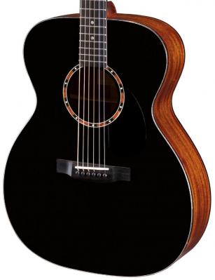 Westerngitarre & electro Eastman E2OM Traditional - Black satin