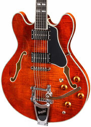 Semi-hollow e-gitarre Eastman T486B Thinline Laminate - Classic