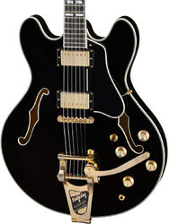 Single-cut-e-gitarre Eastman Thinline T59/TV-B Ltd - Black