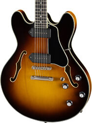 Semi-hollow e-gitarre Eastman Thinline T60/TV - Truetone Gloss Sunburst