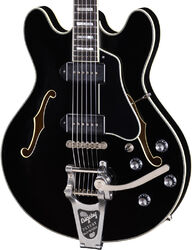 Semi-hollow e-gitarre Eastman Thinline T64/TV Ltd - Truetone Vintage Gloss Black