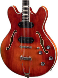 Semi-hollow e-gitarre Eastman T64/v-T Thinline Laminate - Classic