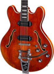 Semi-hollow e-gitarre Eastman T64/v Thinline Laminate - Classic