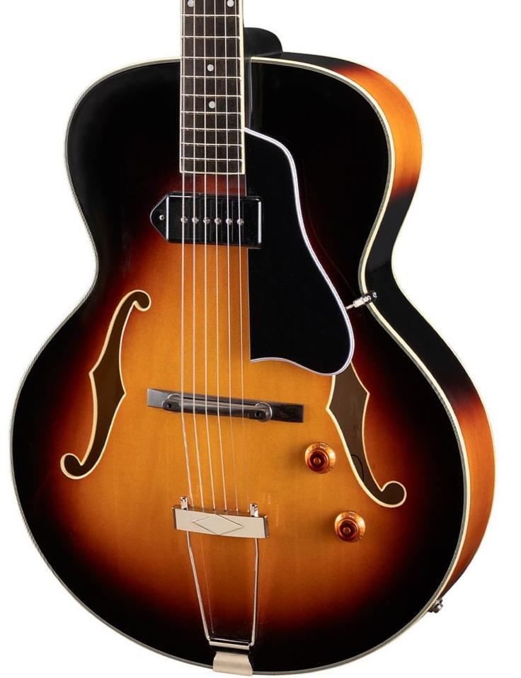 Hollowbody e-gitarre Eastman Archtop AR405 P90/TV - Truetone Vintage Gloss Sunburst