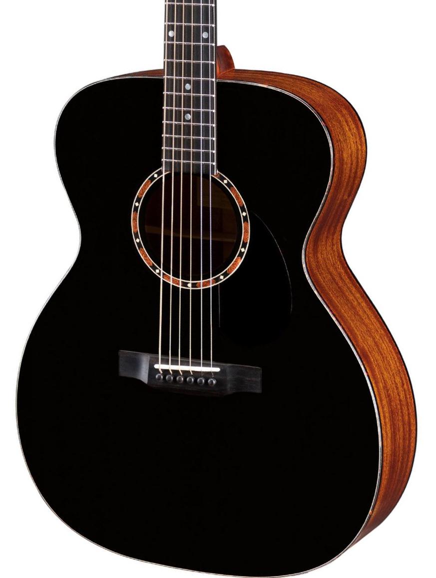 Folk-gitarre Eastman E2OM Traditional - Truetone satin black