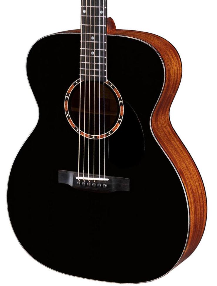 Folk-gitarre Eastman Traditional E2OM - Truetone satin black