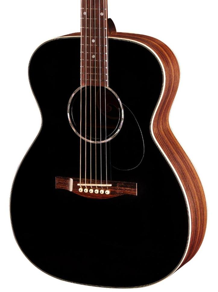 Folk-gitarre Eastman PCH2-OM - Black