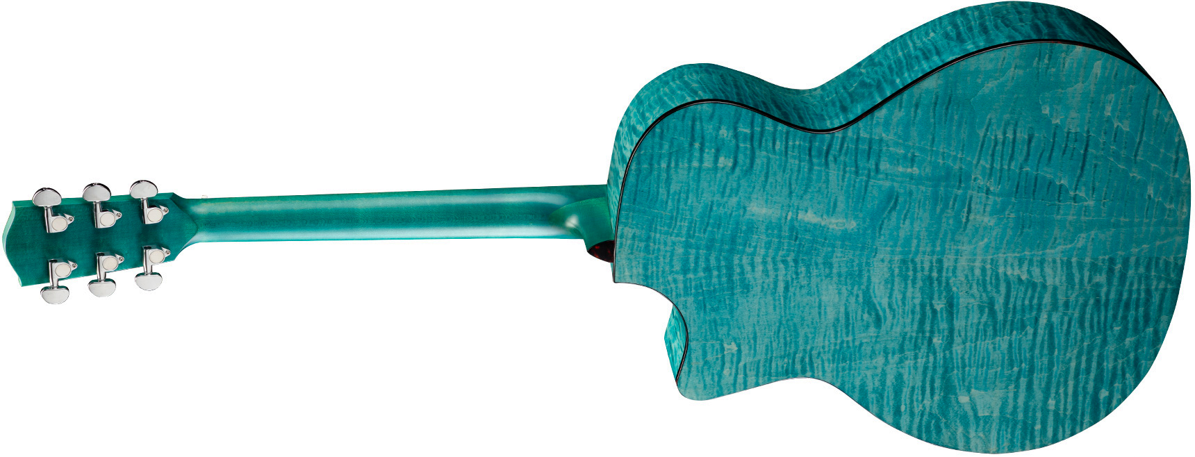 Eastman Pch3-gace Grand Auditorium Cw Epicea Erable Rw - Truetone Gloss Faded Blue - Folk-Gitarre - Variation 1