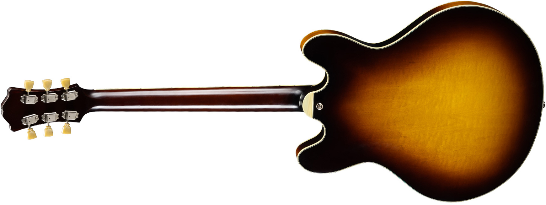 Eastman T60/tv Thinline 2s P90 Lollar Ht Eb - Truetone Gloss Sunburst - Semi-Hollow E-Gitarre - Variation 1