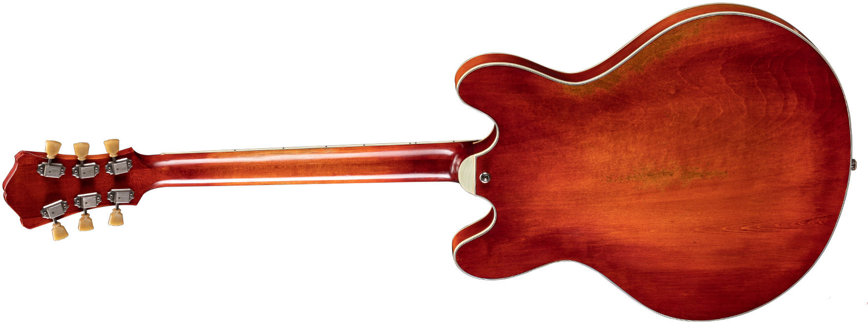 Eastman T64/v-t Thinline Laminate Tout Erable 2p90 Lollar Ht Eb - Classic - Semi-Hollow E-Gitarre - Variation 1