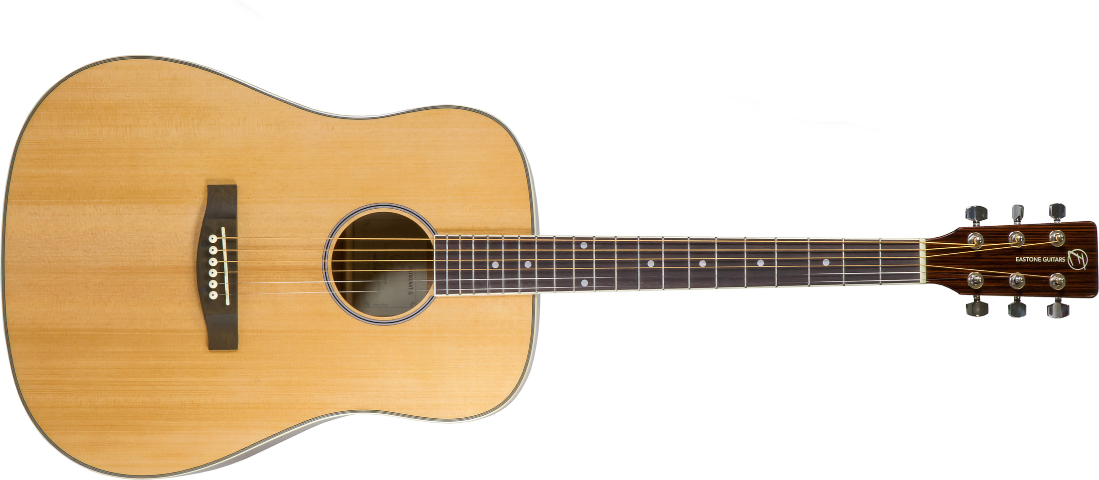 Eastone Dr160-nat-g Dreadnought Cw Epicea Wenge - Natural Gloss - Westerngitarre & electro - Main picture