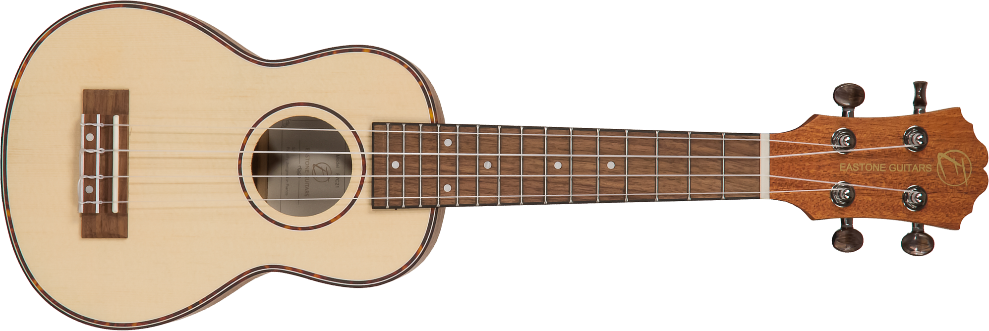 Eastone E7c21 Soprano Epicea Acajou Noy - Natural Matte - Ukulele - Main picture