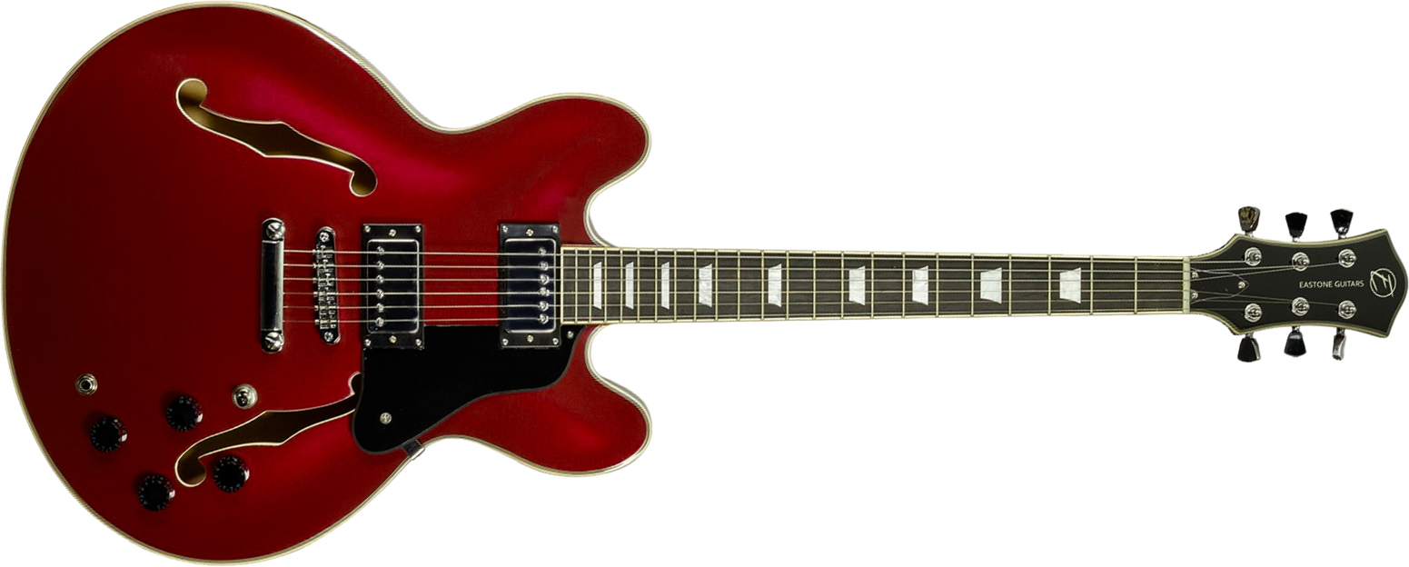 Eastone Gj70-win - Wine - Semi-Hollow E-Gitarre - Main picture