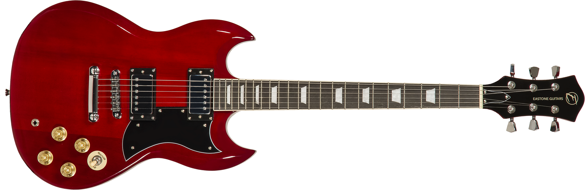 Eastone Sdc70 Hh Ht Pur - Red - Double Cut E-Gitarre - Main picture