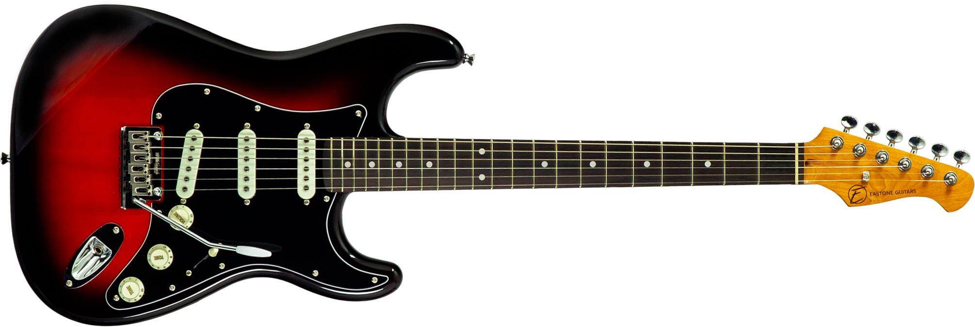 Eastone St100r-s3t-rw 3s Trem Rw - 3-tone Burst - E-Gitarre in Str-Form - Main picture
