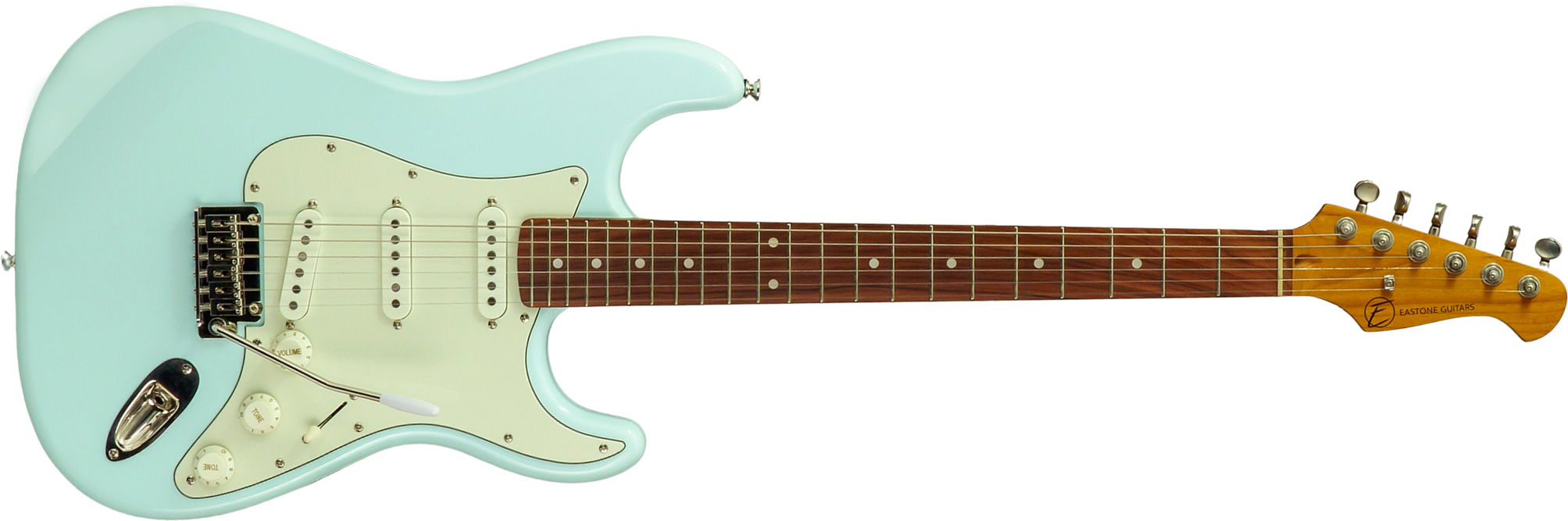 Eastone St500r-lb-rw 3s Trem Rw - Light Blue - E-Gitarre in Str-Form - Main picture