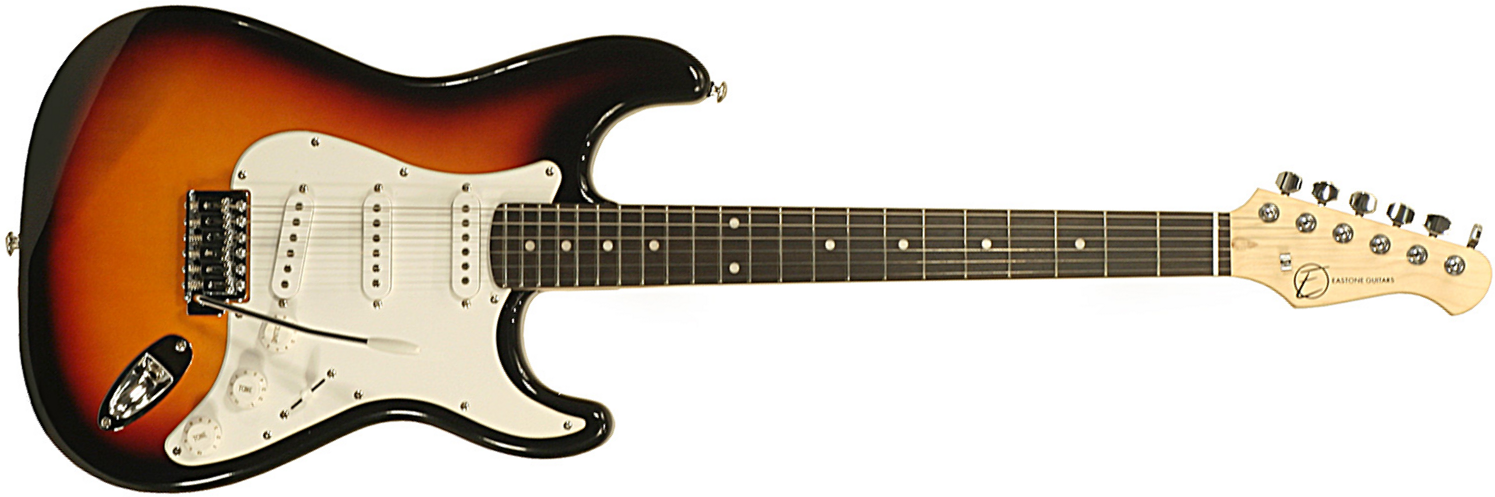 Eastone Str70-3ts 3s Pur - 3-tone Sunburst - E-Gitarre in Str-Form - Main picture