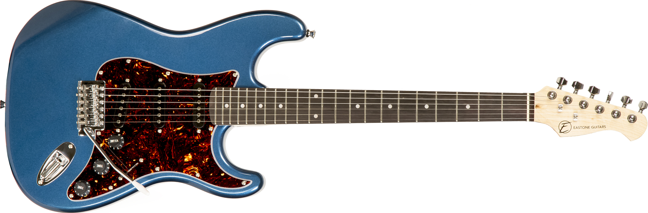 Eastone Str70t 3s Trem Pur - Lake Placid Blue - E-Gitarre in Str-Form - Main picture