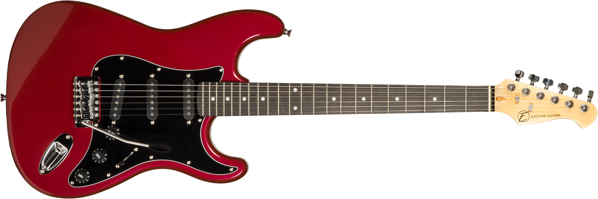 Eastone Str70t 3s Trem Pur - Dark Red - E-Gitarre in Str-Form - Main picture