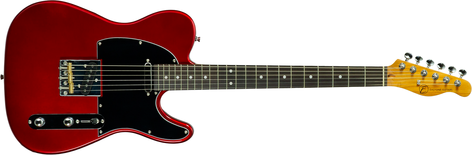 Eastone Tl100r-mr-rw 2s Ht Mn - Metal Red - E-Gitarre in Teleform - Main picture