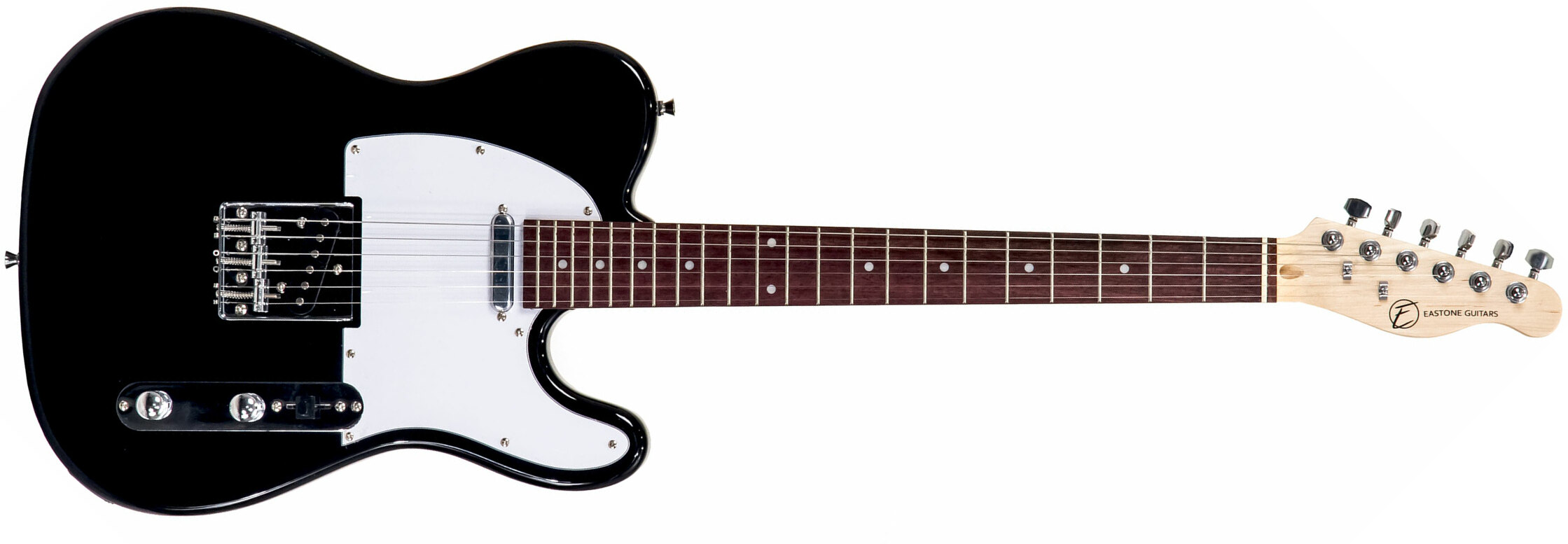 Eastone Tl70 Ss Ht Pur - Black - E-Gitarre in Teleform - Main picture