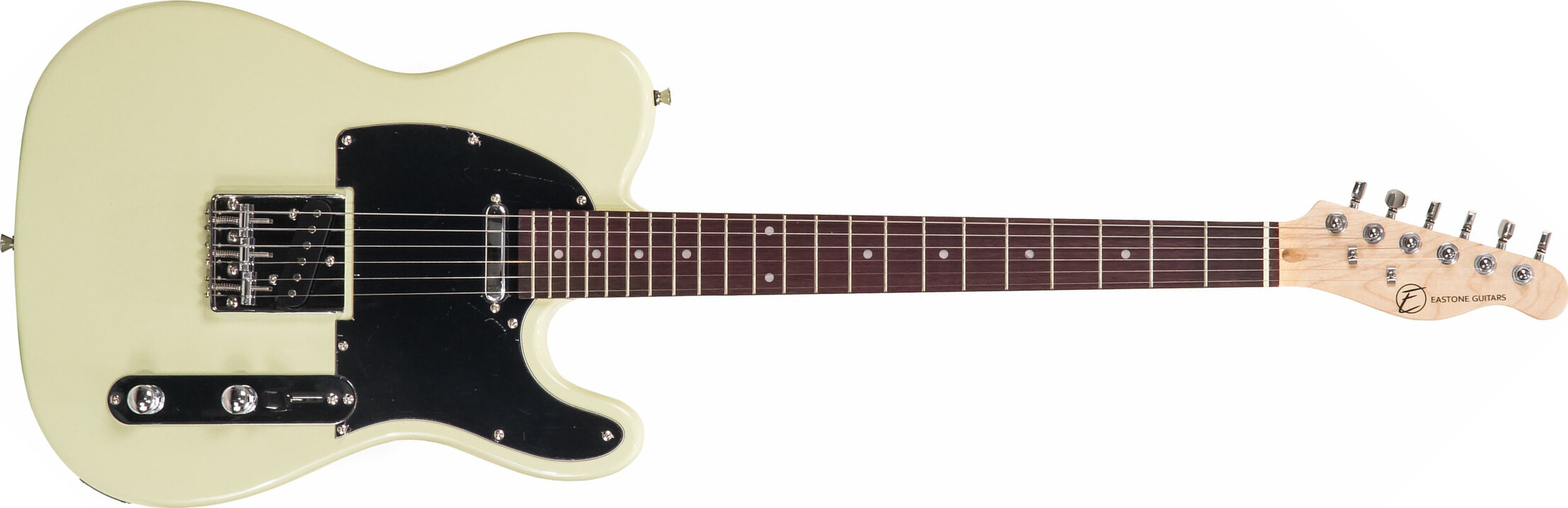 Eastone Tl70 Ss Ht Rw - Ivory - E-Gitarre in Teleform - Main picture