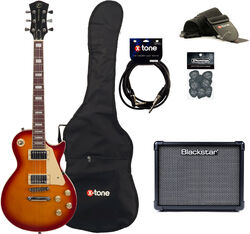 E-gitarre set Eastone LP100 +Blackstar ID Core V3 10W +Accessoires - Cherry sunburst