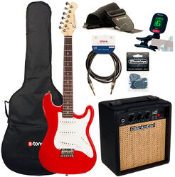 E-gitarre set Eastone STR MINI +Blackstar Debut 10E +Accessories - Red