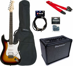 E-gitarre set Eastone STR80T LPB + Blackstar ID:Core V3 Stereo 10 +Accessories - Sunburst