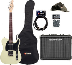 E-gitarre set Eastone TL70 +Blackstar Id Core 10  V3 +Accessories - Ivory
