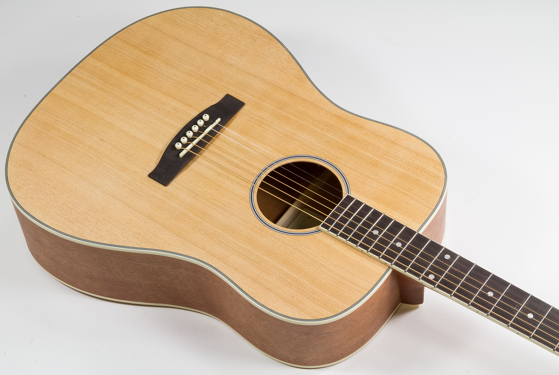 Eastone Dr100-nat Lh Gaucher Dreadnought Epicea Okoume - Natural Satin - Westerngitarre & electro - Variation 2