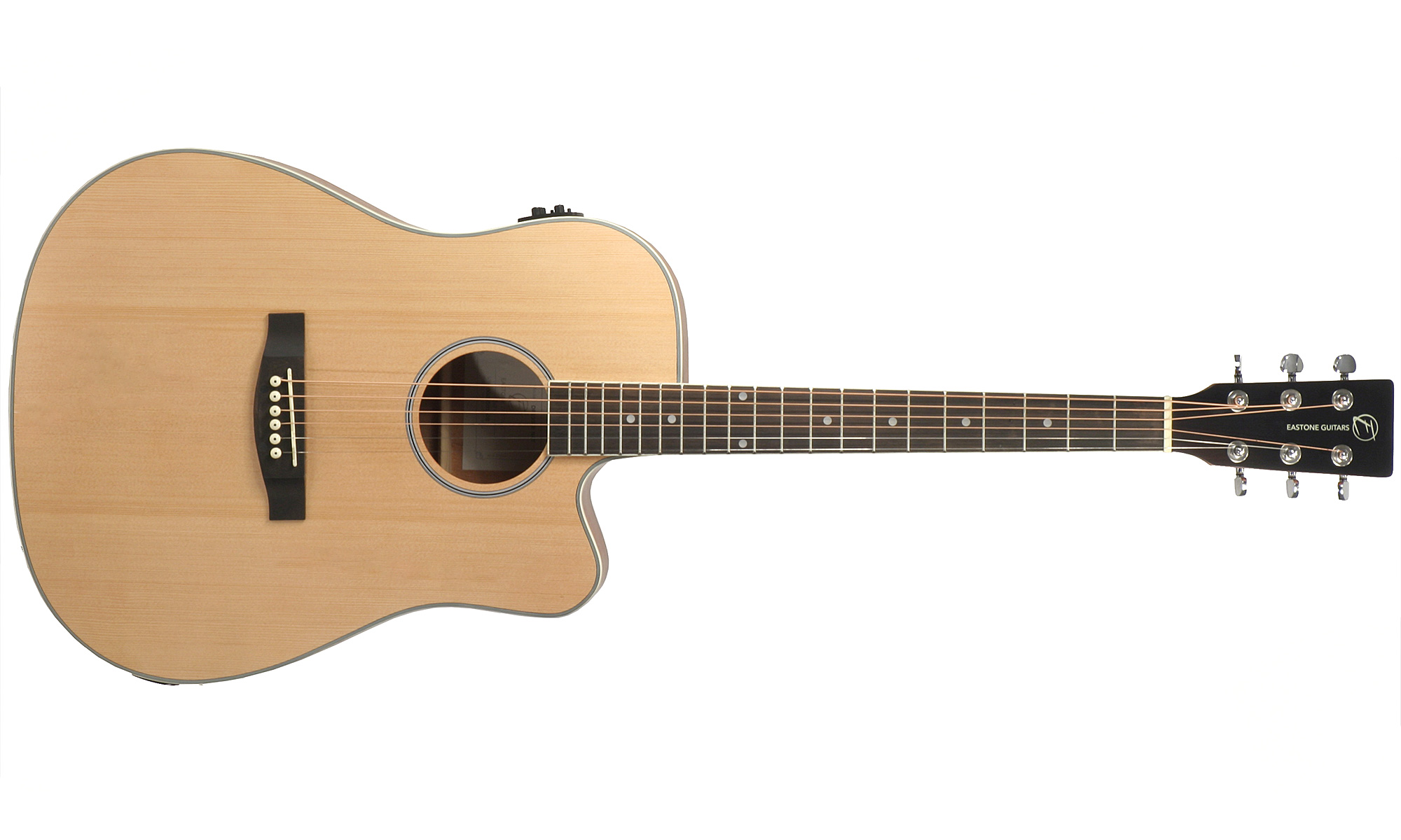 Eastone Dr100ce-nat Dreadnought Cw Epicea Okuman - Natural - Elektroakustische Gitarre - Variation 1