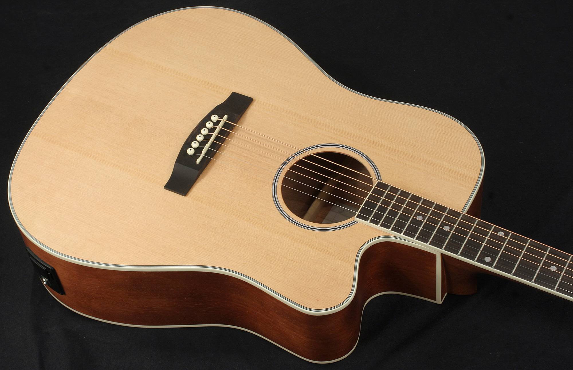 Eastone Dr100ce-nat Dreadnought Cw Epicea Okuman - Natural - Elektroakustische Gitarre - Variation 2