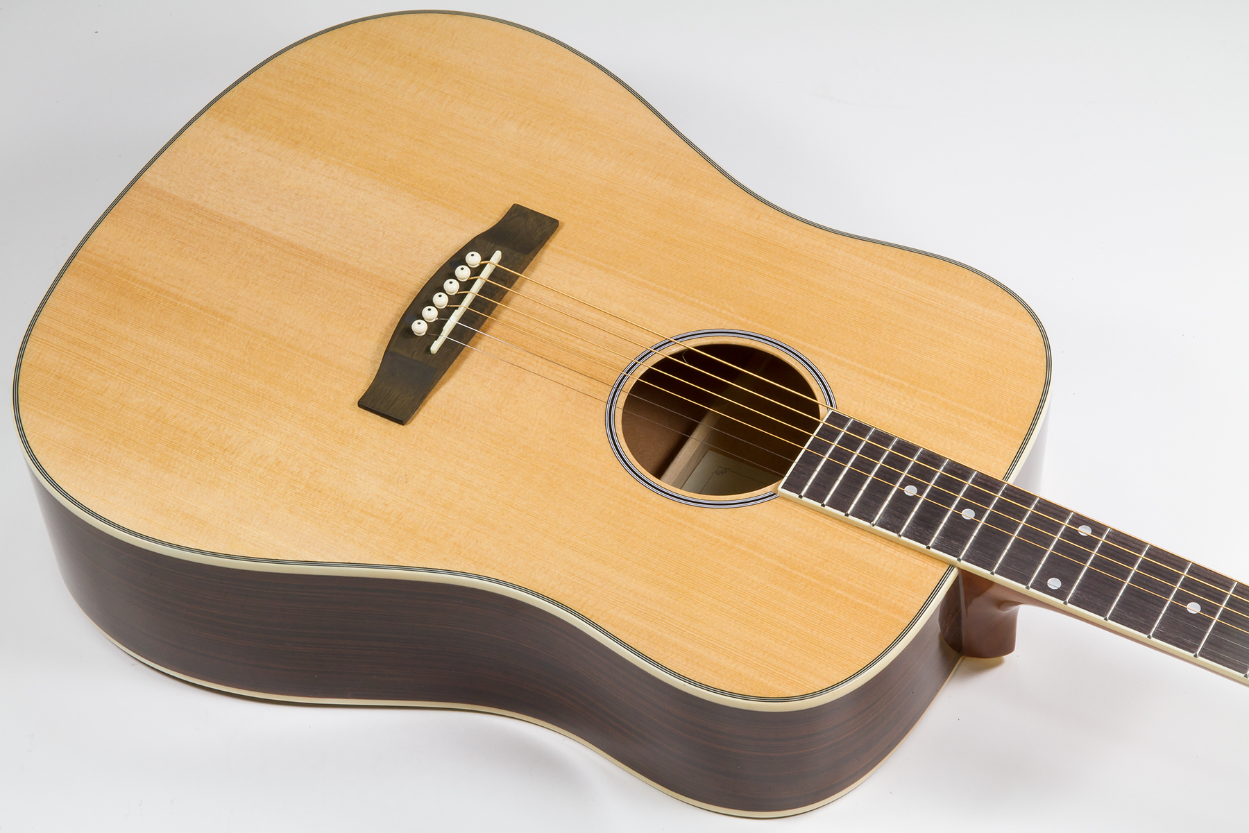 Eastone Dr160-nat-g Dreadnought Cw Epicea Wenge - Natural Gloss - Westerngitarre & electro - Variation 2