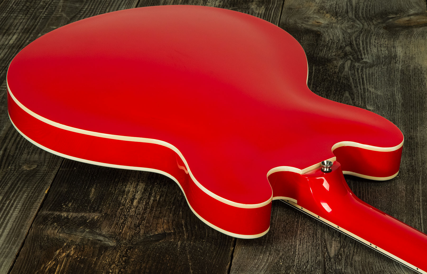 Eastone Gj70 Hh Ht Pur - Red - Semi-Hollow E-Gitarre - Variation 2